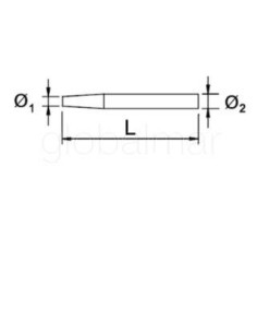 botador-conico-12-mm-150-x-16-antichispa-laton-36182---egamaster 2