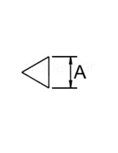 lima-triangular-6"-(basta)-con-mango-63602---egamaster