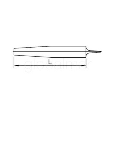 lima-triangular-14"-(basta)-con-mango-63614---egamaster