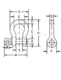 grillete-crosby-lira-c/p-g-209-7/16"---1,5-tns 2