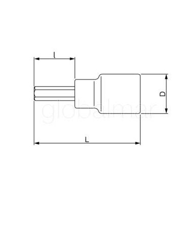 llave-vaso-1/2-punta-hexagonal-8-r-7809m-8-bahco