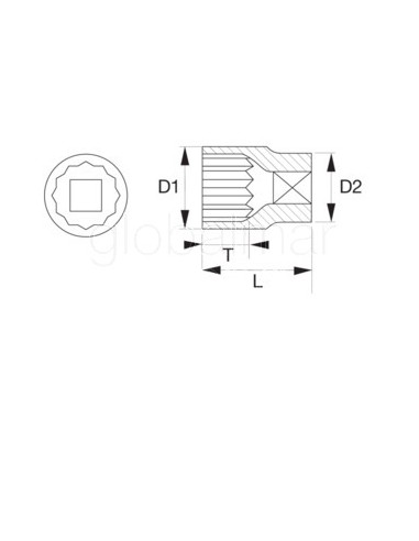 llave-vaso-1/2-12-caras-de-9-ref.--7800dm-9-bahco