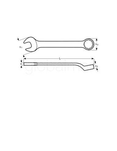 llave-combinada-acodada-bahco-32-ref-1952m-32