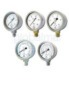 manovacuómetro-radial-d.100-r-1/2"---1+3-bar