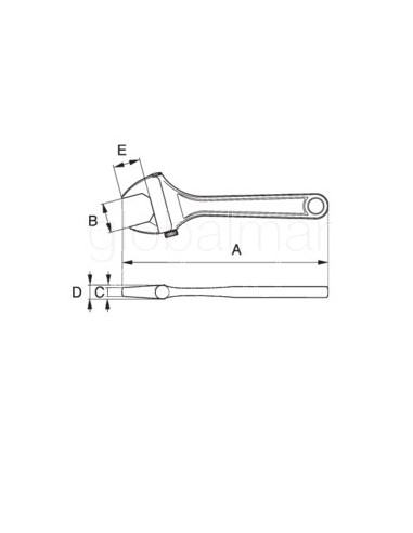 llave-ajustable-de-moleta-lateral-de-30"-ref.--97c-bahco