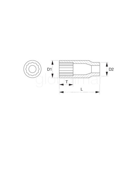 vaso-largo-bi-hexagonal-1/4"---1-1/32"-ref.--a6800dz-1-1/32"-bahco