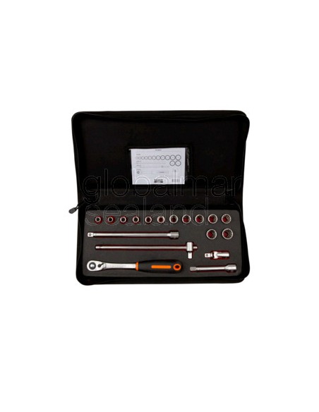 juego-llaves-vaso-1/2"-en-pulgadas-de-3/8"-a-1-1/4"---17-piezas-ref.--7817dzs-bahco