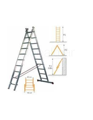 escalera-2-tramos-doble-uso-tijera/tramos-2x10-peldaños-ref-3230