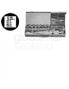 juego-llaves-de-vaso-1/4-bahco-6712r-4-13mm