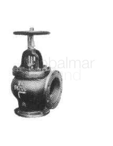 angle-valve-f-7312-cast-steel-5-kgf/cm2-size-300mm