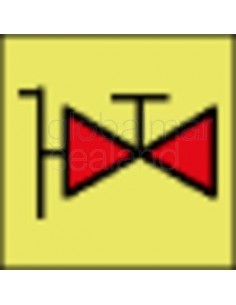 impa-336057--fire-control-sign-fire-main-w/,-valve-150x150mm