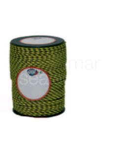 cordon-trenzado-nylon-arranque-amarillo/negro-6mm-ref.-072051