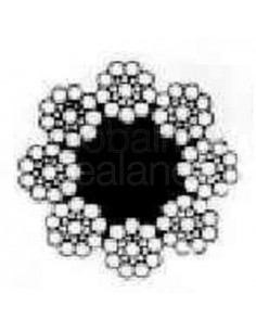 rope-wire-elevator-ungalv,-8xs(19)-11.2mm-dia---