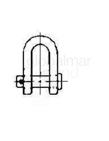 shackle-straight-flat-head-pin,-ungalv-jis-sa-34mm-swl-7ton---