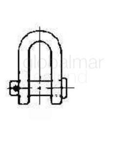 shackle-straight-flat-head-pin,-ungalv-jis-sa-85mm-swl-45ton---