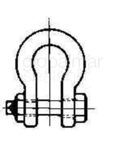 shackle-bow-hex-head-bolt,-ungalv-jis-bb-50mm-swl-15ton---