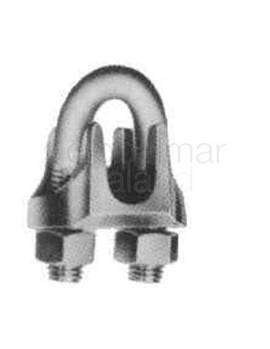 wire-clip-malleable-black,-1/4"---