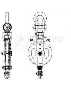 block-cargo-steel-w/becket,-jis-f3421-1b-single-220mm---