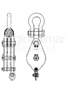 block-cargo-steel-w/becket,-jis-f3421-3b-triple-410mm---