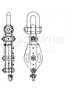 block-topping-steel-w/becket,-jis-f3427-t2b-double-460mm---