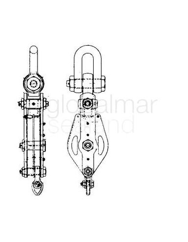 block-topping-steel-w/becket,-jis-f3427-t2b-double-460mm---