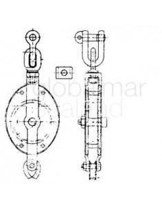 block-guy-steel-swivel-single,-jis-f3419-ms1b-160mm-w/becket---