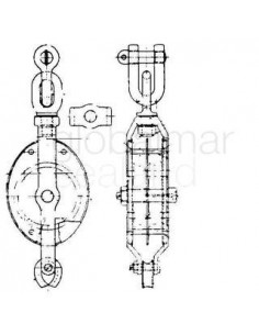 block-guy-steel-swivel-double,-jis-f3419-ms2b-160mm-w/becket---