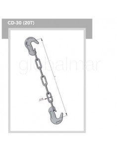 lashing-chain-model-lc-23-20,-both-end-hook-b/l-20ton-ref.--cd-30-(20t)