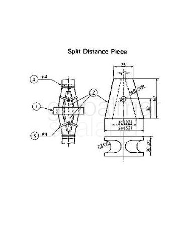 split-distance-piece,-for-14mm-synthetic-fibre-rope---