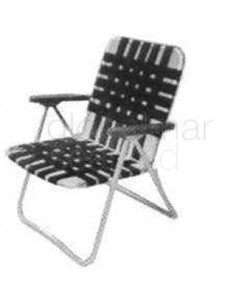 chair-folding-alum-pipe-frame,-with-armrest---