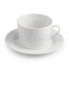 taza-desayuno-c/plato-porcelana-blanca