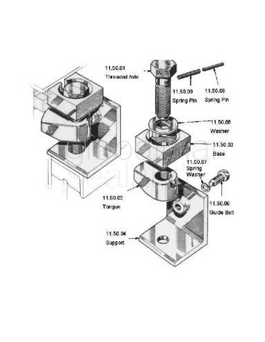 macgregor-hatch-flush-deck,-cleat-assembly-#11.50---