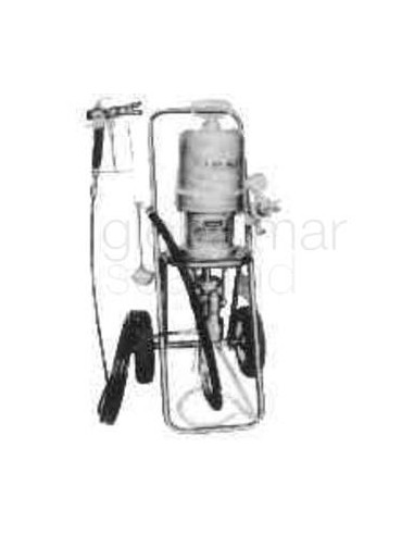 airless-paint-spray-cart-type,-iwata-als-453c-pump-ratio-53:1---